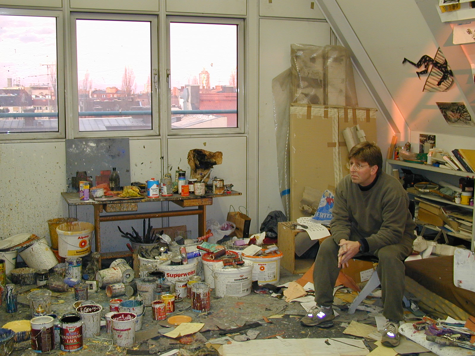 Scott in studio
